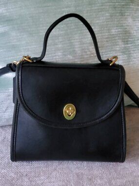Vintage Coach Regina in Black + Hangtag 9983